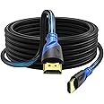 Rommisie 4K HDMI Cable 25 FT (HDMI 2.0,18Gbps) Ultra High Speed Gold Plated Connectors, Ethernet Audio Return, Video 4K, Full
