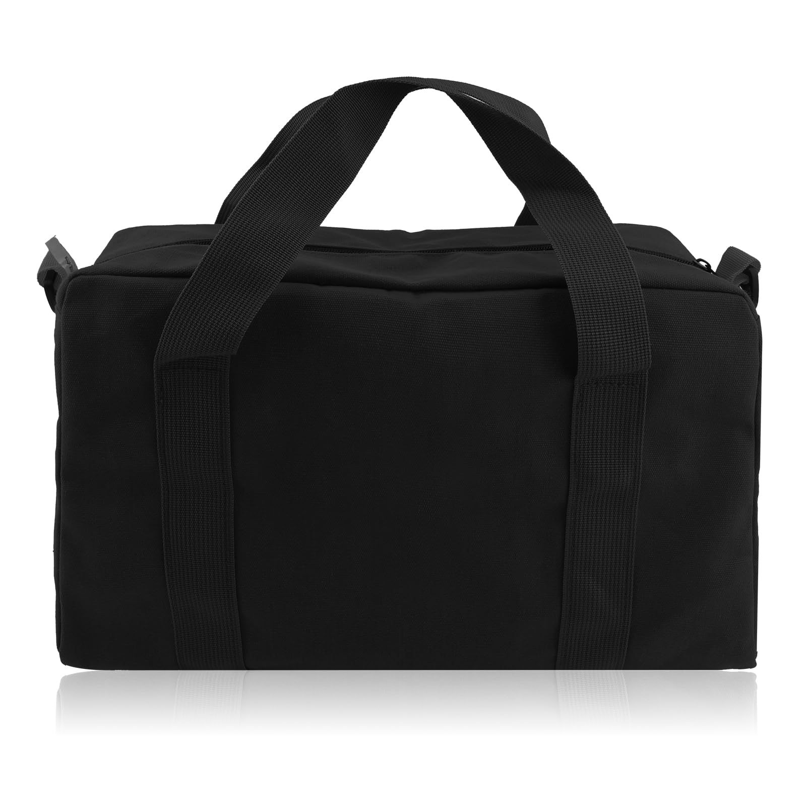 Photo 1 of Small Tool Bag,Close Top Wide Mouth Tool Organizer Bag,Large Capacity Tool Bags for Men,Canvas Tool Storage Bag for Storage Handbag for Screwdrivers,Wrench,Pliers Hand Tools (black, 12 Inch)
