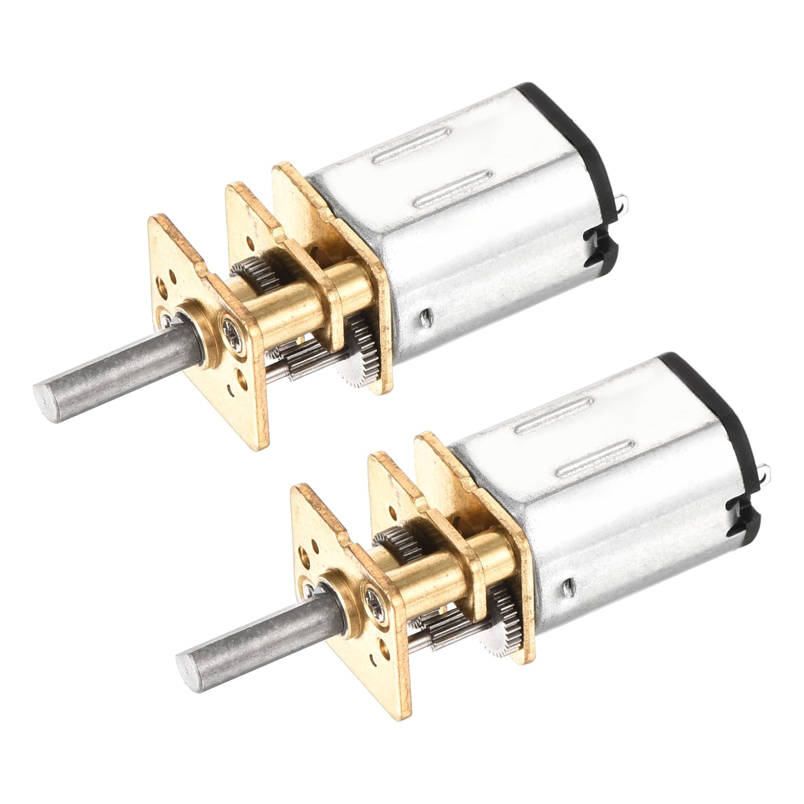 DMiotech 2Pcs 3V 500RPM Rated Torque 0.2 Output Shaft Length 10mm Micro DC Speed Reduction Motor Mini Metal Gearbox Motor for RC Car Robot Model DIY RC Toys Engine