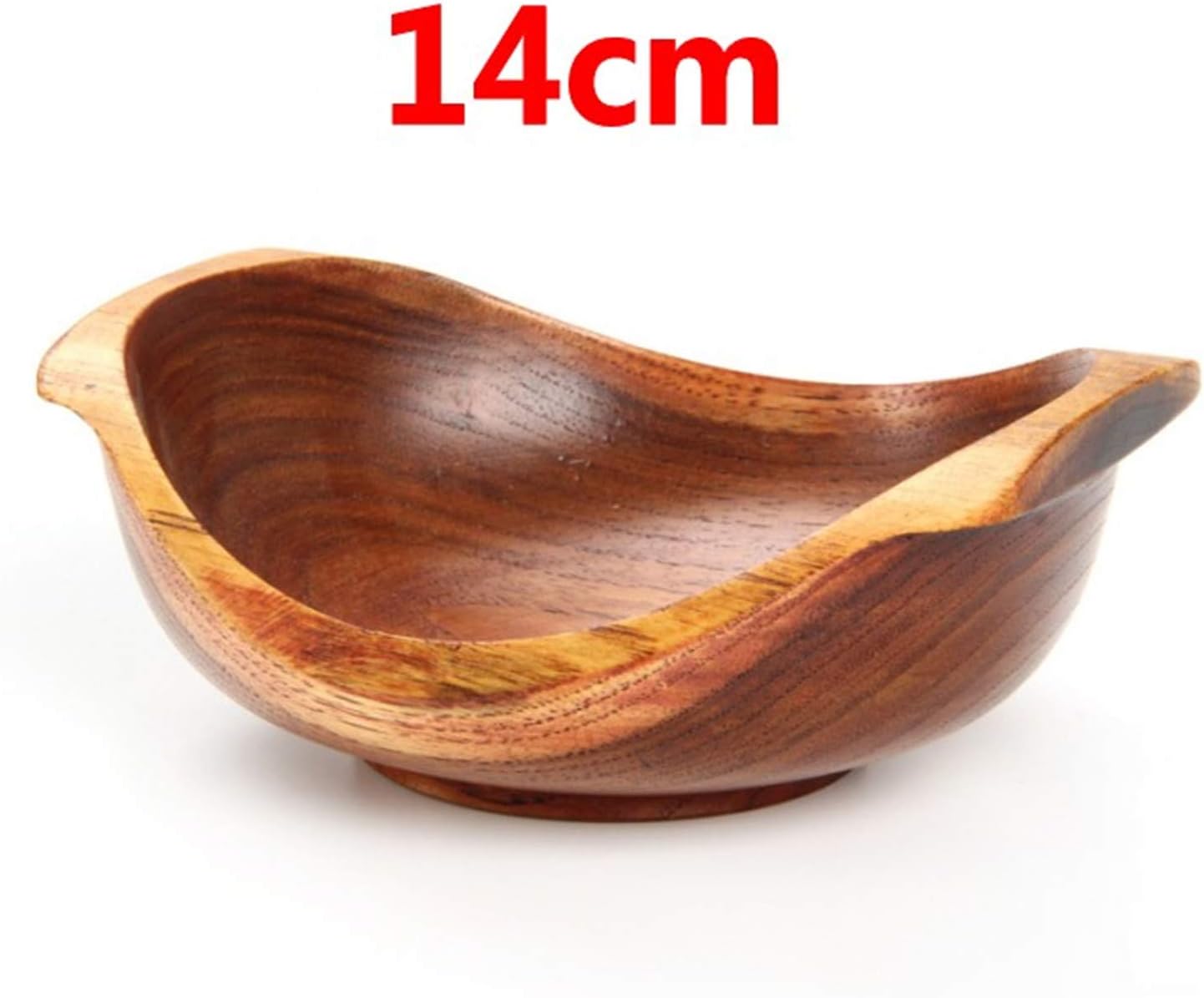 MEILIDONGREN Eco-Friendly Creative Birch Whole Wood Fruit Salad Dessert Bowl Japanese Handmade Wooden Bowl 1