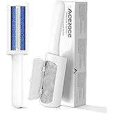 ACE2ACE Pet Hair Remover Roller, Mini Reusable Lint Roller for Pet Hair Removal Brush for Dogs and Cats, Self Clean Animal Fu