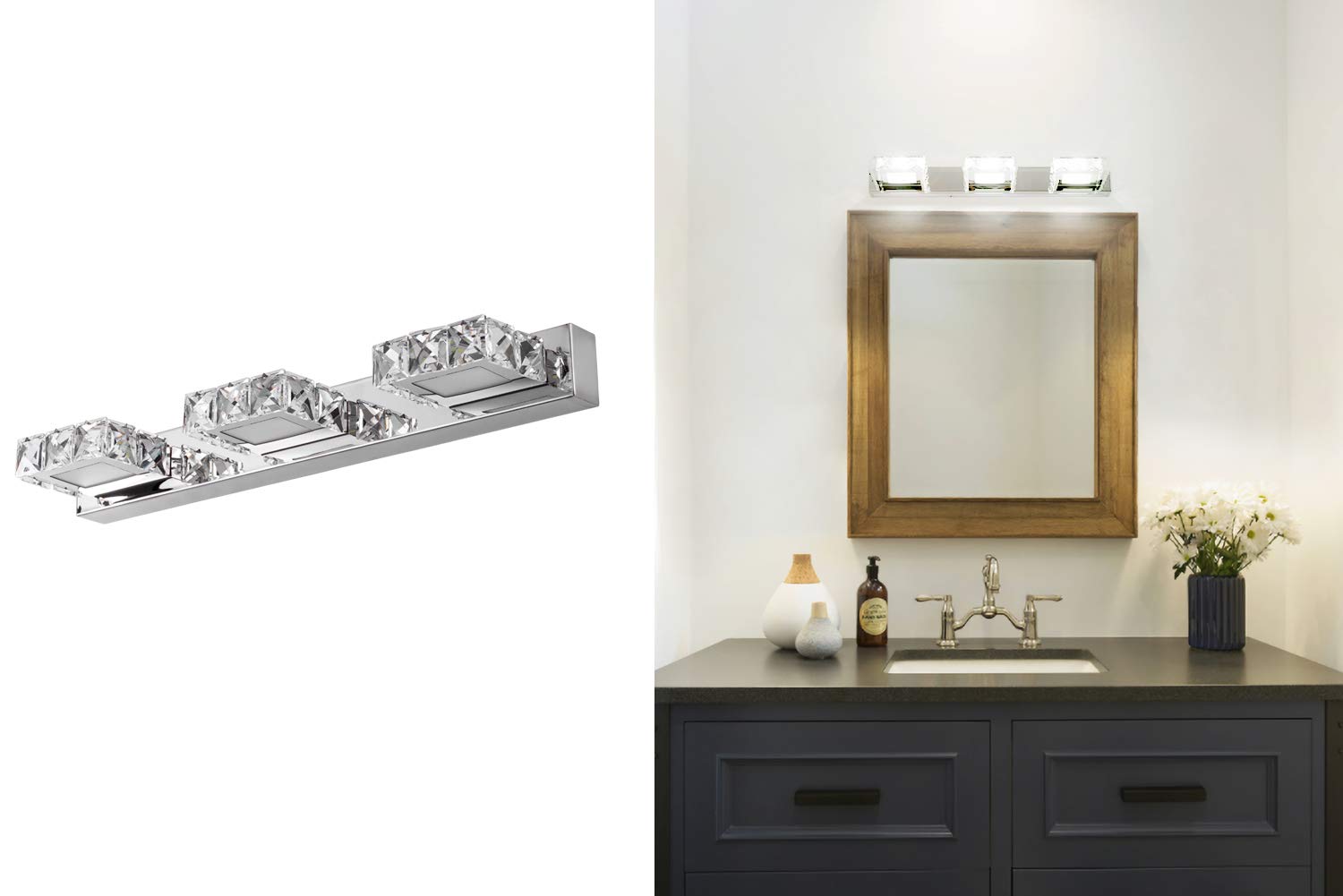 Best Diamond Bathroom Vanity Lighting