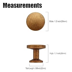 Coinkoly 10 Pack 1-1/5Inch(30mm) Drawer Knobs