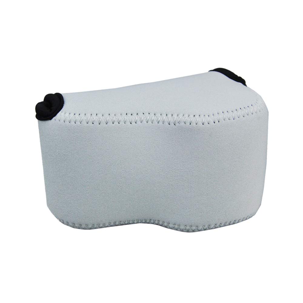 Travel Neoprene Camera Bag Carry Case Protector for Nikon Canon Fujifilm Sony A6600 A6500 A6100 A6400 A5100 A5000 DSC-RX1 RX1R II DSLR Mirrorless Cameras with Lens up to 120x73x87mm , SLR Pouch Bag