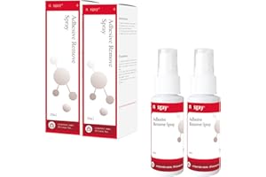nosgay Adhesive Remover Spray for Skin, No Sting Quick Drying Medical Adhesive Remover for Sensitive Skin Ostomy Bags Barriers Bandage Wig Sports Tape Surface Adhesives Residue, 30 ml/Bottle