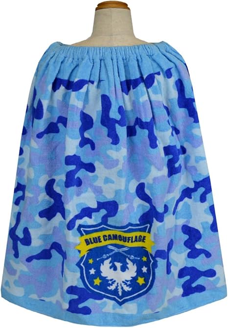 Amazon キッズ 男の子 ラップタオル 60cm 全4柄 巻きタオル バスタオル タオル ポンチョ 水泳 海 海水浴 旅行 子供 柄 ノンキャラ 入園 入学 保育園 幼稚園 学校 プール D カモフラ バスタオル ホーム キッチン オンライン通販