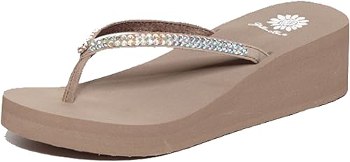 yellow box custard flip flops