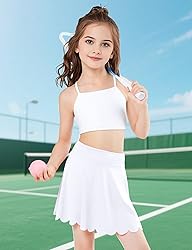 Hvididan Skorts for Girls Tennis Skirt with Shorts