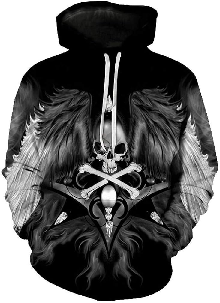 9Yourtime Fire Printed Hoodie Sweatshirt Streetwear Hoody Fashion Casual Pullover: Amazon.ca 
