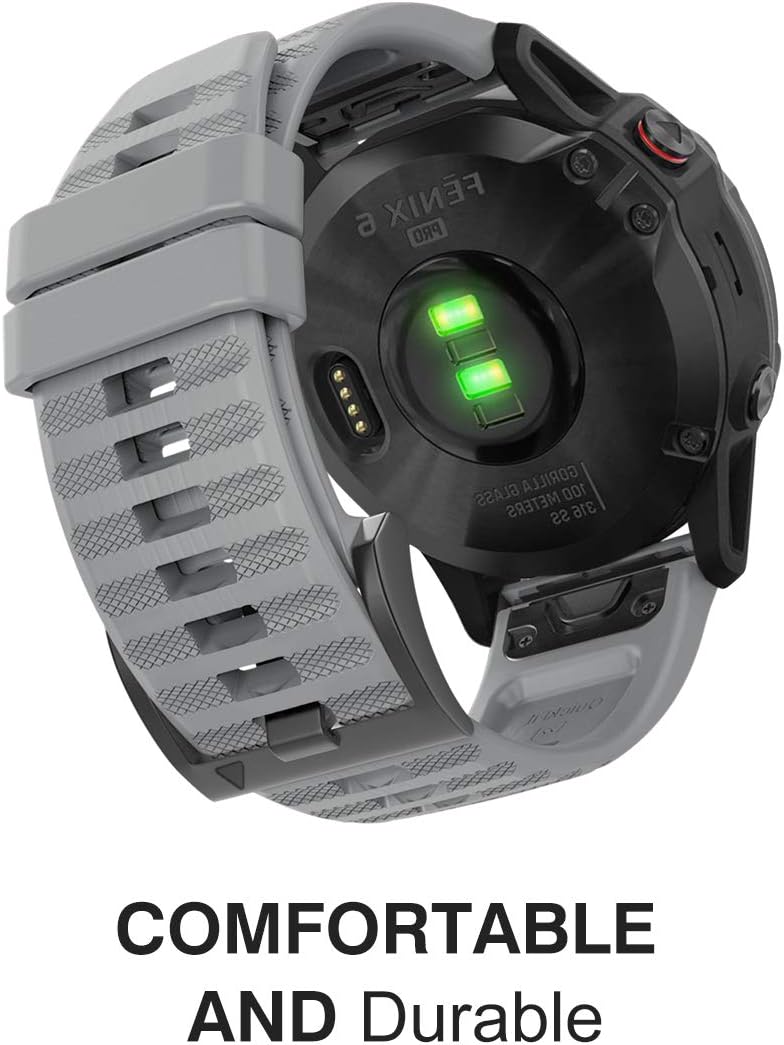 MoKo Strap Compatible with Garmin Fenix 7/7 Pro/6/6 Pro/5/5 Plus/Forerunner 965/955/945/Instinct/Instinct Solar/Instinct 2 - Image 5