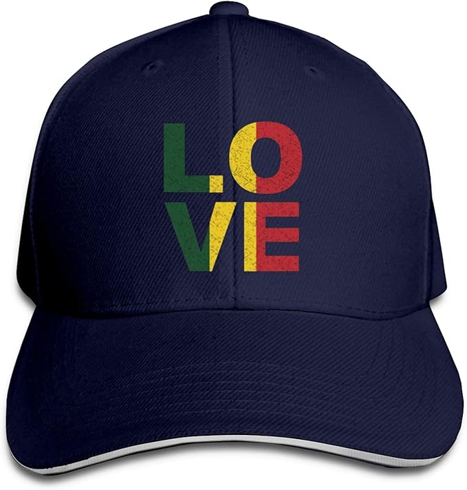 One Love, Rasta, Reggae Baseball Caps Baseball Caps Unisex Ball Cap