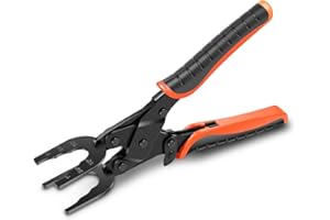 Carbon Steel Disconnect Tongs for Push to Connect Fittings, Anti Deformation Push to Connect Removal Tool for 1/2" 3/4" 1" PE