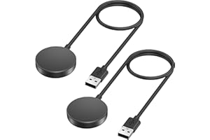 TRAMI 2 Pack Compatible with Samsung Watch Charger,Galaxy Watch7/6/5/4 Charger Cable Dock USB Replacement for Samsung Galaxy Watch 7/6/6 Classic/5/5 Pro/4/4 Classic/3/Active 2/Active