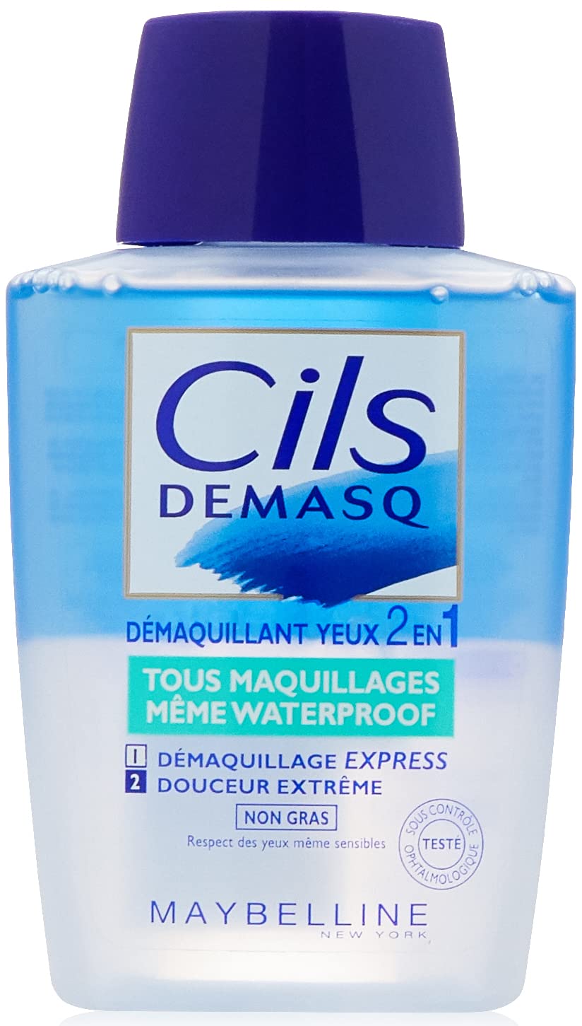 MAYBELLINE NEW YORK Cils Demasq - Démaquillant Yeaux 2 en 1 - 125 ml