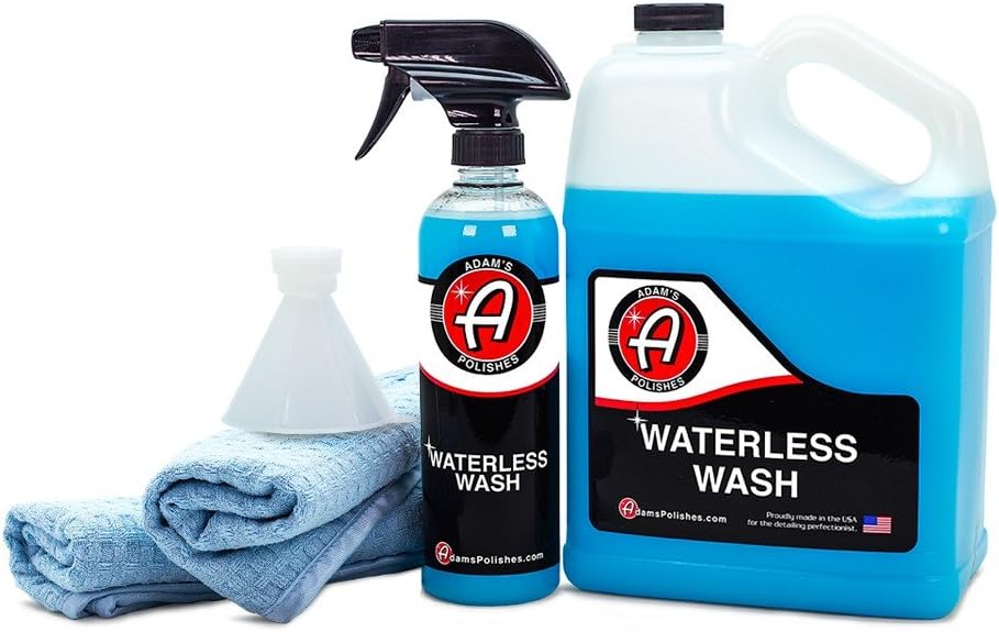 Adam's Waterless Car Wash Kit Car Cleaning Supplies for Car Detailing