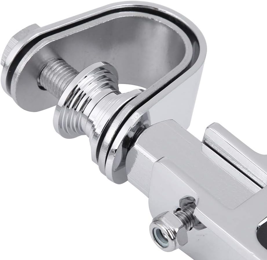thumbnail interactive-video image 1 of 1Pair Foot Peg Clamps, Motorcycle Foot Pegs With Engine Guard 1 of 9