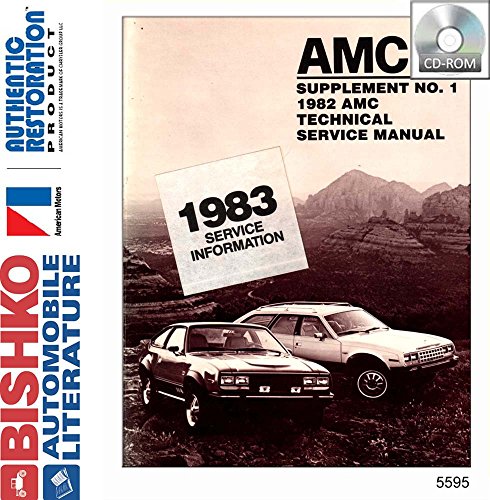 Click Here to See More Images 1982 1983 AMC Spirit Concord Eagle Shop Service Repair Manual CD Engine Wiring