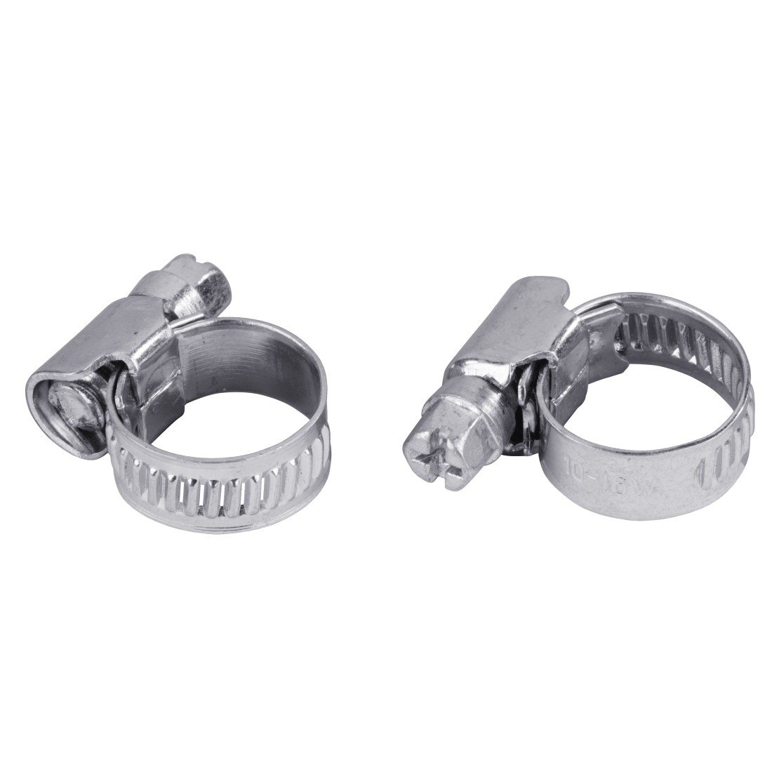 Xavax Set of 2 Hose Clamps with Worm Drive, Clamping Range 10 - 16 mm, Band width 9 mm