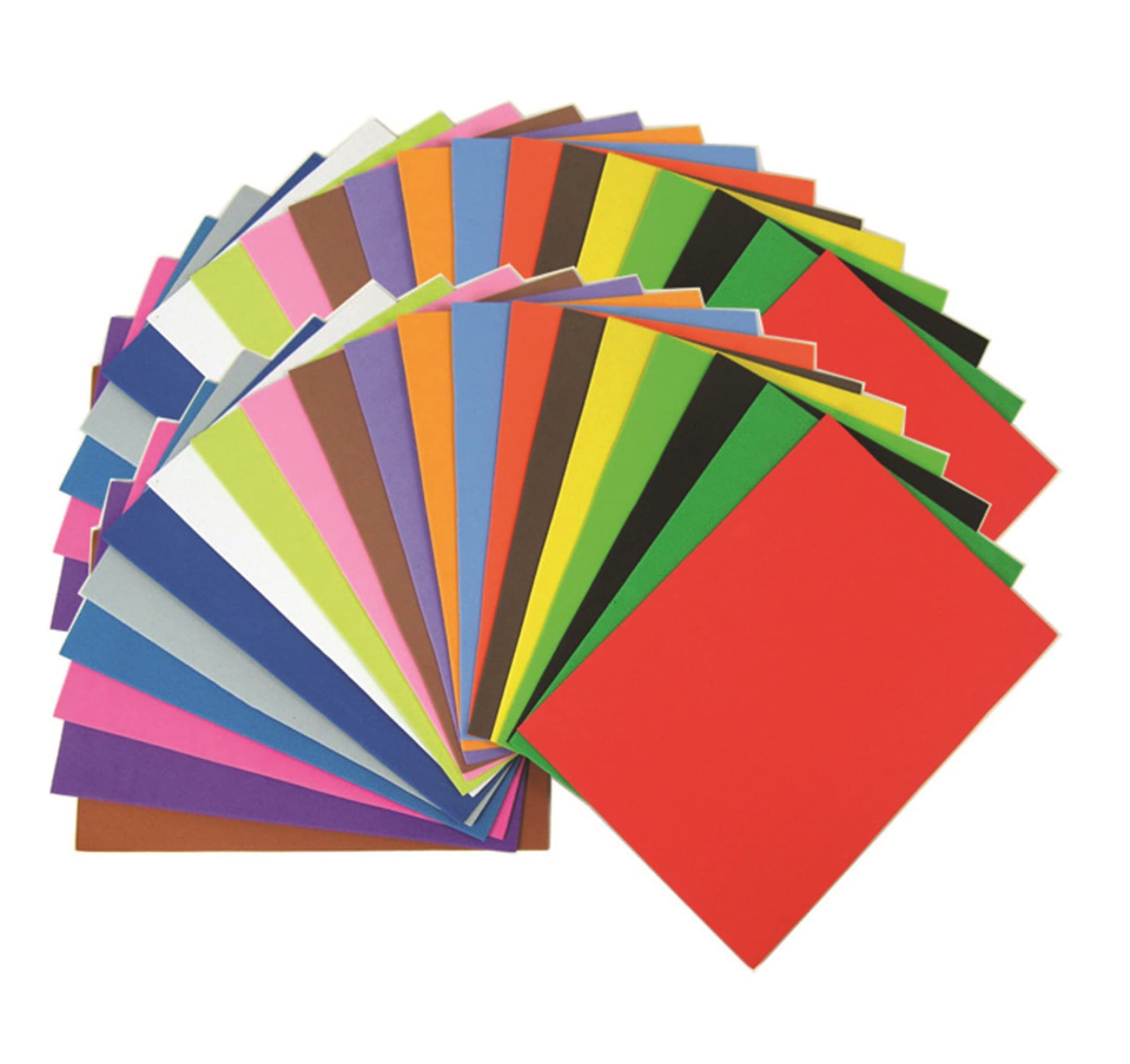 EVA Foam Sheets | A5 | Pack of 40 Sheets | Assorted Colours
