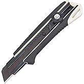 TAJIMA Premium Cutter Series Utility Knife, 1" 7-Pt Snap Blade, Dial-Lock | Dial Lock, Razar Black Blade, Premium Grade Steel, Precision Cutting
