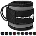 Gymreapers Ankle Straps (Pair) For Cable Machine Kickbacks, Glute Workouts, Lower Body Exercises - Adjustable Leg Straps with Neoprene Padding