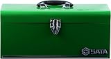 SATA ST95101SC 14 Inch Metal Tool Box Strong Comfortable Handle Heavy Gauge view 2