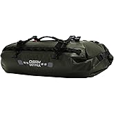 Greanthour Waterproof Duffel& Luggage Bag - Motorcycle Dry Bag Tail Saddle Bags with Roll Top Closure,Large Storage Space,for Camping, Kayaking, Fishing & Traveling(Green, 20L)