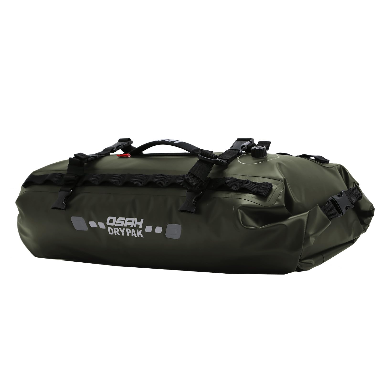 Photo 1 of Greanthour Waterproof Duffel& Luggage Bag - Motorcycle Dry Bag Tail Saddle Bags with Roll Top Closure,Large Storage Space,for Camping, Kayaking, Fishing & Traveling(Green, 20L)