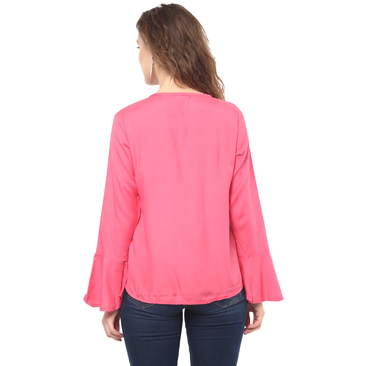 mayra women's plain regular fit top