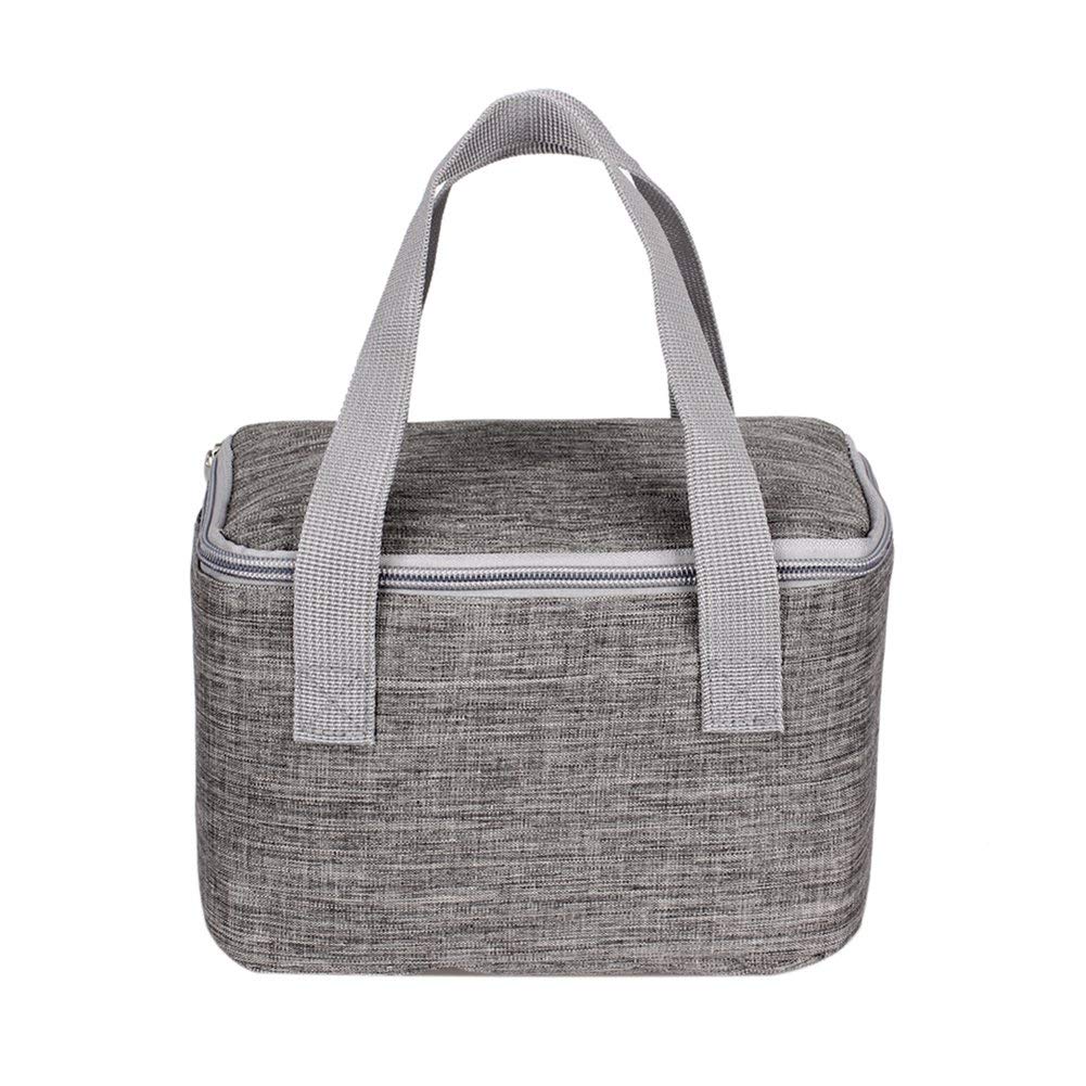 Panlom® 6 Can/4 L Small Cool Bag Handy Square Lunch Bag Insulated Lunch Box for Adults Work Day Trip