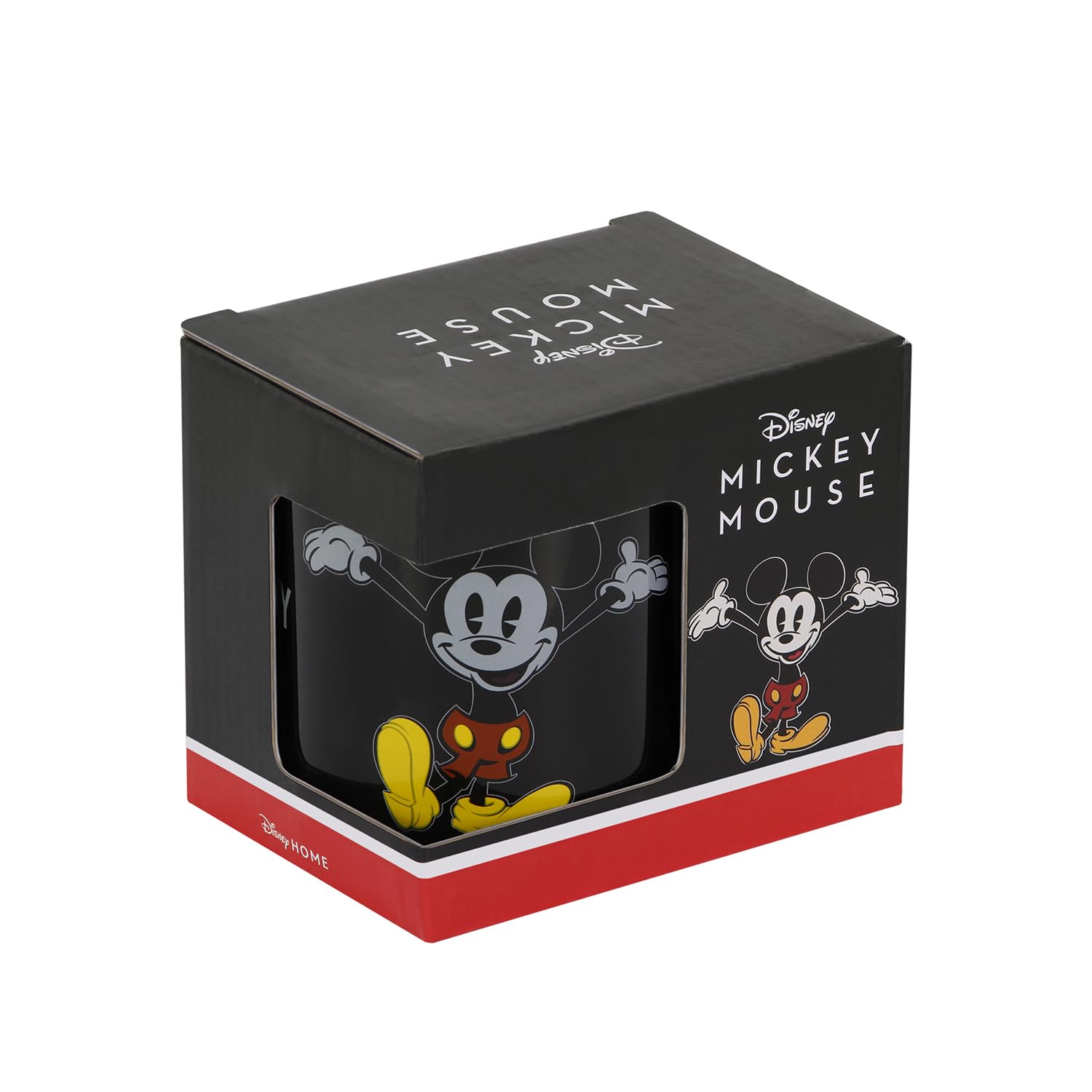 Disney Unisex 06752 Becher Face, Schwarz, Einheitsgröße 3