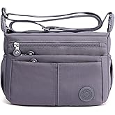 FANDARE Casual Shoulder Bag Women Satchel Waterproof Nylon for Sport Work Shop