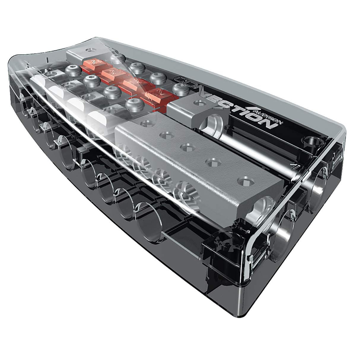 Connection SFD-41C1 4-Way Mini-ANL Fuse Distributor & 5-Way Ground Distributor for Car, Truck, Motorcycle