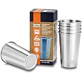 Fox Outfitters 16oz Stainless Steel Pint Cups (Pack of 5)