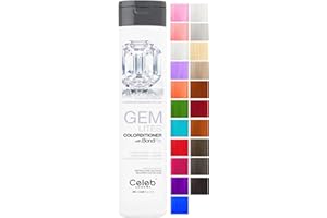 Celeb Luxury Intense Color Depositing Colorconditioner Conditioner + BondFix Bond Rebuilder, Vegan, Sustainably Sourced Plant-Based, Semi-Permanent, Viral and Gem Lites Colorconditioners