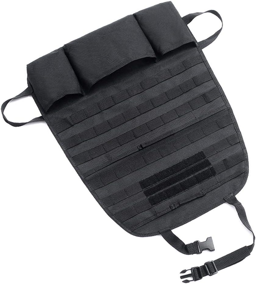 LIVIQILY Front Seat Storage Gun Sling Bag Car Seat Back Hunting Gun Holsters Pistols Organizer with Pockets (Black): Sports & Outdoors