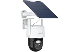 REOLINK TrackMix+Solar Panel, 4K Solar Security Cameras Outdoor with Auto Tracking, 360° Pan Tilt, 8X Hybrid Zoom, Color Night Vision, Smart AI Detection, No Subscriptions, Home Hub Compatible