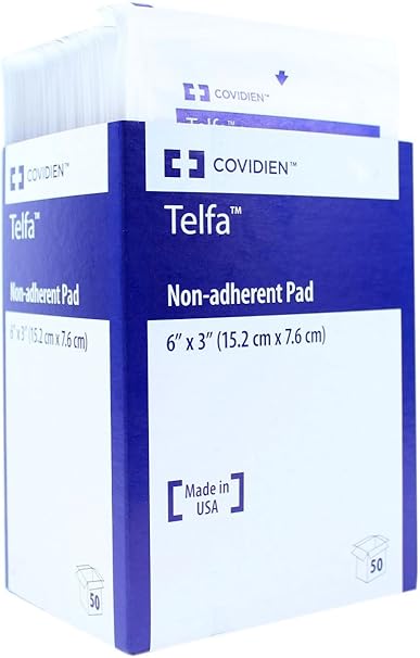 Amazon Com Covidien N Telfa Non Adherent Dressing 3 X 6 Bx 50 Sterile 1 S Health Personal Care