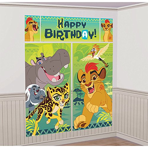 The lion guard wall poster decorating kit (5pc)