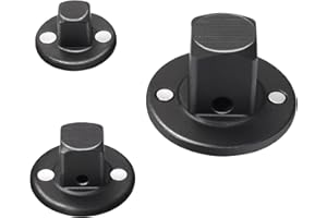 ColumPRO 3PCS Low Profile Impact Socket Adapter Set, CR-MO Steel Heavy-Duty Impact Grade Convertor (3/4" M to 1/2" F, 1/2" M to 3/8" F, 3/8" M to 1/4" F)