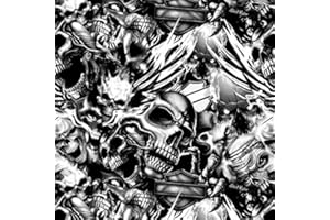 Dip Ape Hydrographic Film Ghost Rider Skulls Design