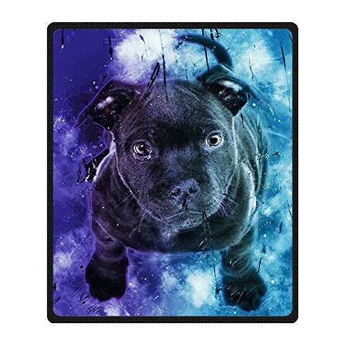 Bensor Fleece Blanket Dog Custom Blanket Super Soft Fleece Throw Blanket for Sofa or Bed 40x50 Inch (Small)