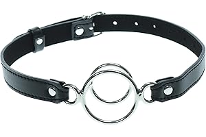 Deep Throat Double Gag Ring BDSM Bondage Ball Gag Deep Double Ring