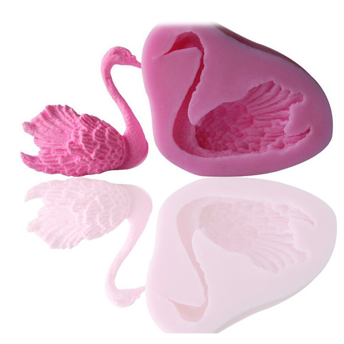 Kentop Moule En Silicone En Forme De Cygne En Forme De Gateau En Forme De Gateau Cuisine Maison Moules A Patisserie Schoolofbabywearing Com
