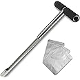 Sleekspace Soil Probe with Small Soil Sampler Bags. 20" Soil Sample Probe Rod. Patent Pending Ground Probe Design for Tidy Strata in Soil Test Sampling.