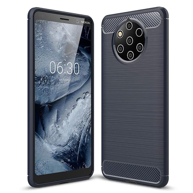 Nokia 9 Pureview Case Pushimei Soft Tpu Brushed Anti Fingerprint