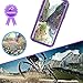 iPhone 11 Pro Max Case, Waterproof Full Body Rugged Clear Slim Case with Built-in Screen Protector Heavy Duty Shockproof Cover Dirtproof Underwater Cases for Apple iPhone 11 Pro Max (Purple Back)