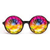 GloFX Xtra Lite Kaleidoscope Glasses | Lightweight Glass Crystal EDM Festival Diffraction Glasses