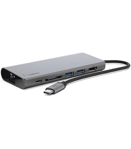 Amazon.com: Belkin USB C Hub, 11-in-1 Multi-Port Laptop Dock with