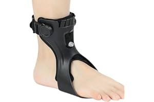 Drop Foot Rest, Drop Foot Brace Orthosis, Adjustable Ankle Feet Orthosis Support with Inflatable Air-Bags for Plantar Fasciit